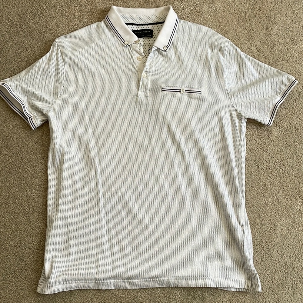 Denim & Flower Mens Cotton Polo